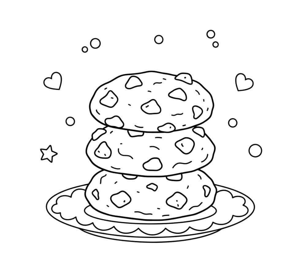 ระบายสี เค้กโดนัทหัวใจ