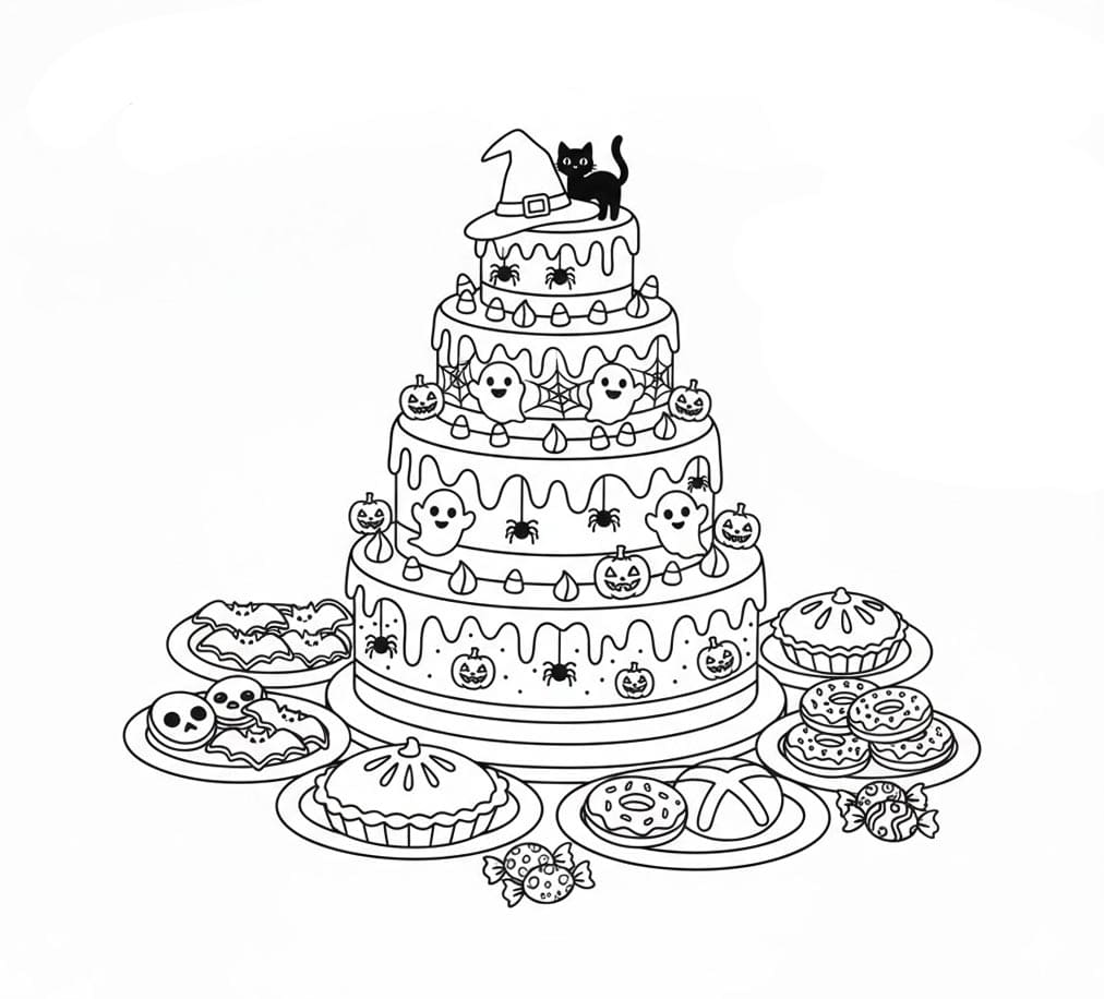 ระบายสี เค้กงานฉลอง