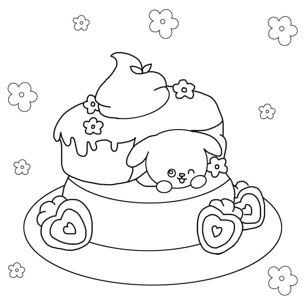 ระบายสี เค้กสำหรับเด็ก