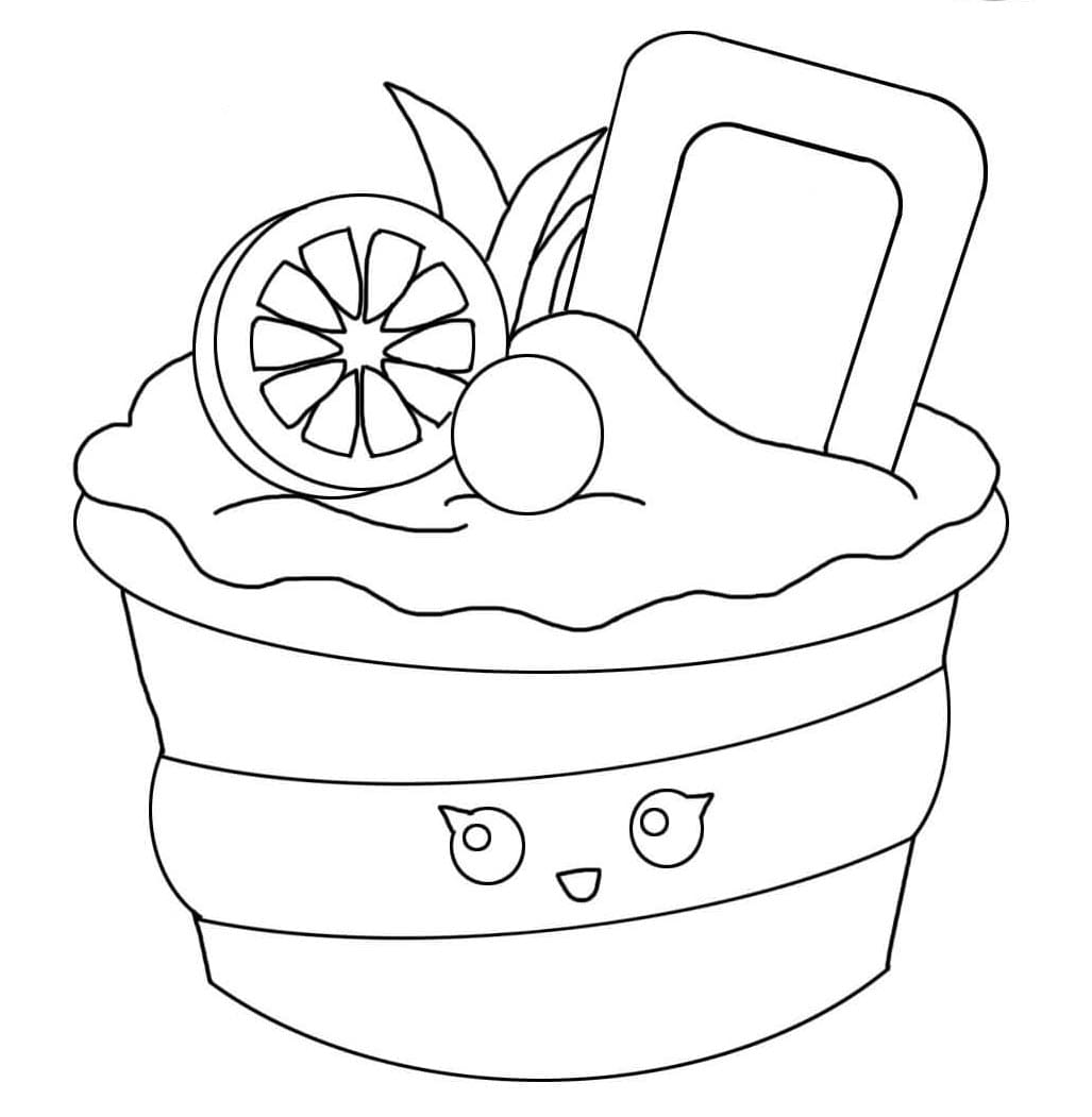 ระบายสี เค้กอร่อย