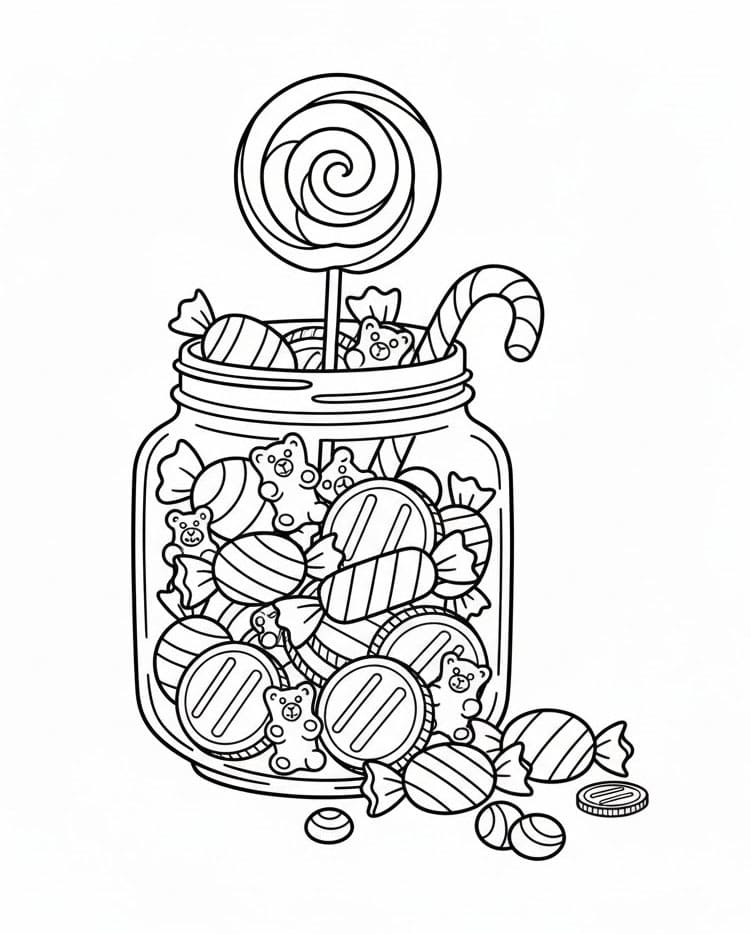 ระบายสี ขวดหวานละมุน