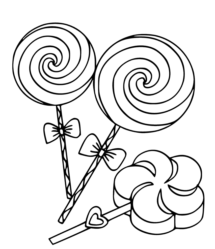 ระบายสี ลูกอมหวาน