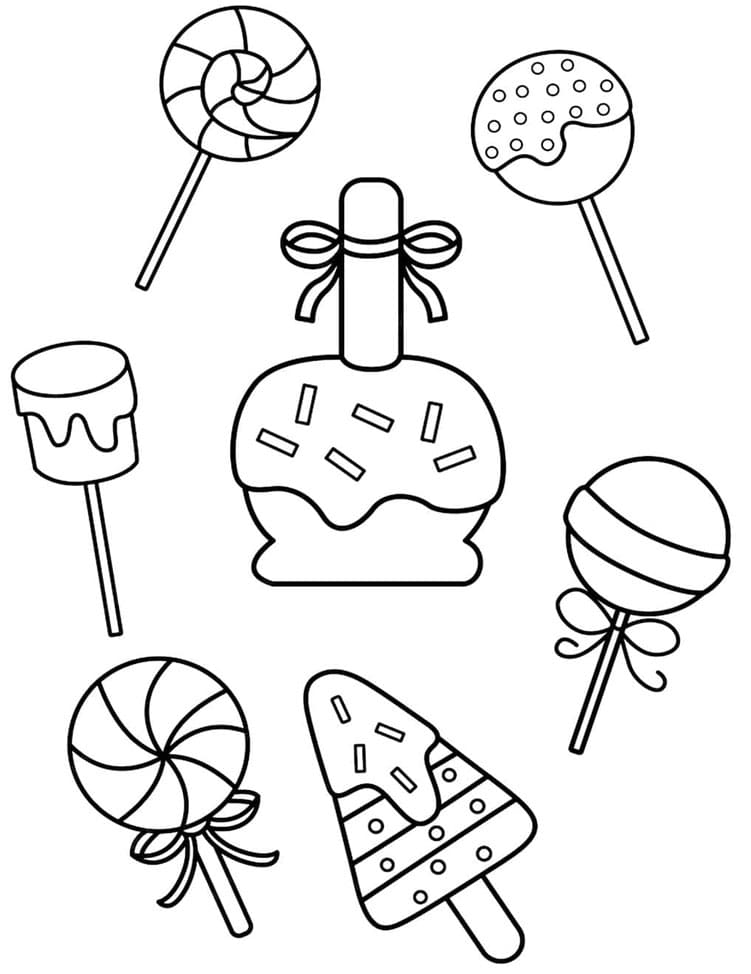 ระบายสี ลูกอมโปรด