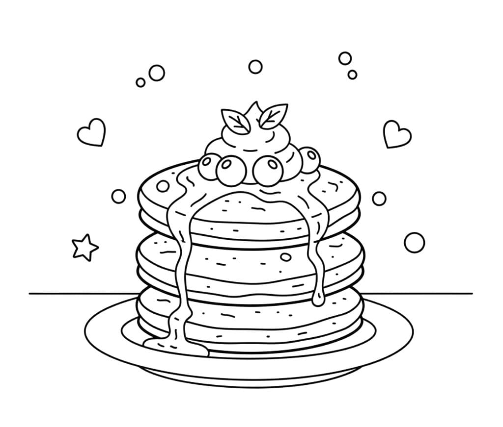 ระบายสี แพนเค้กครีม