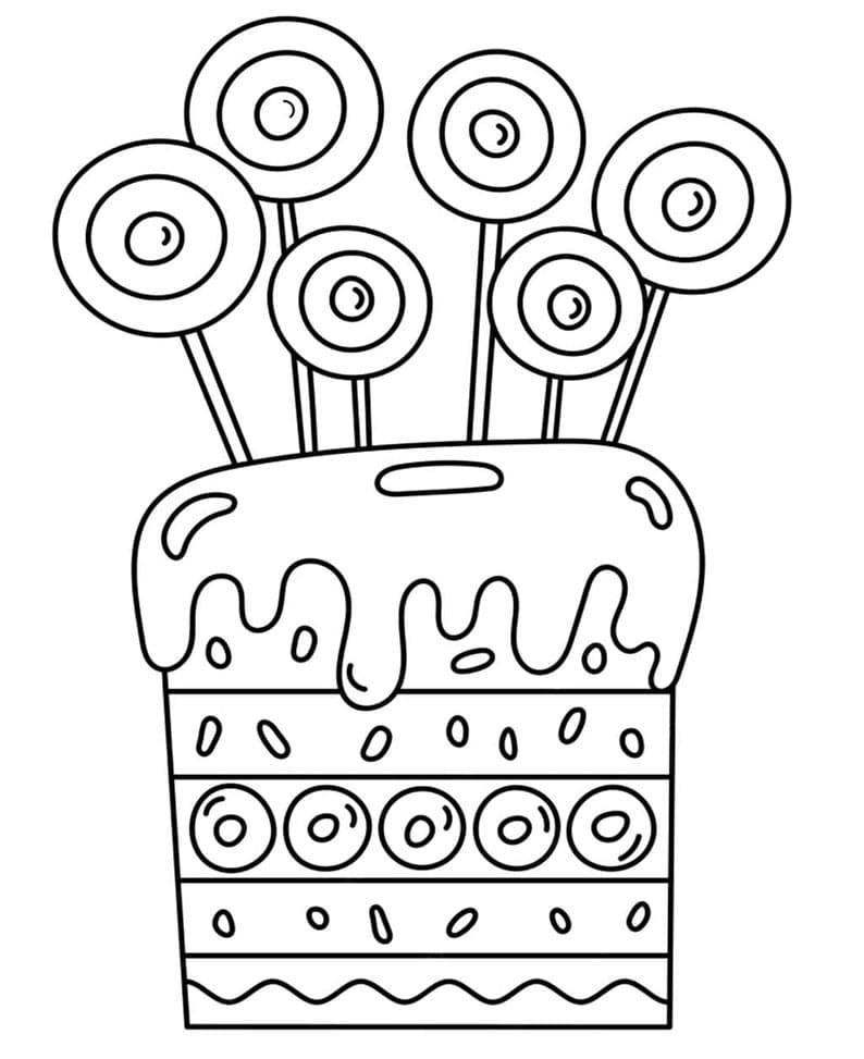 ระบายสี แผ่นลูกอม