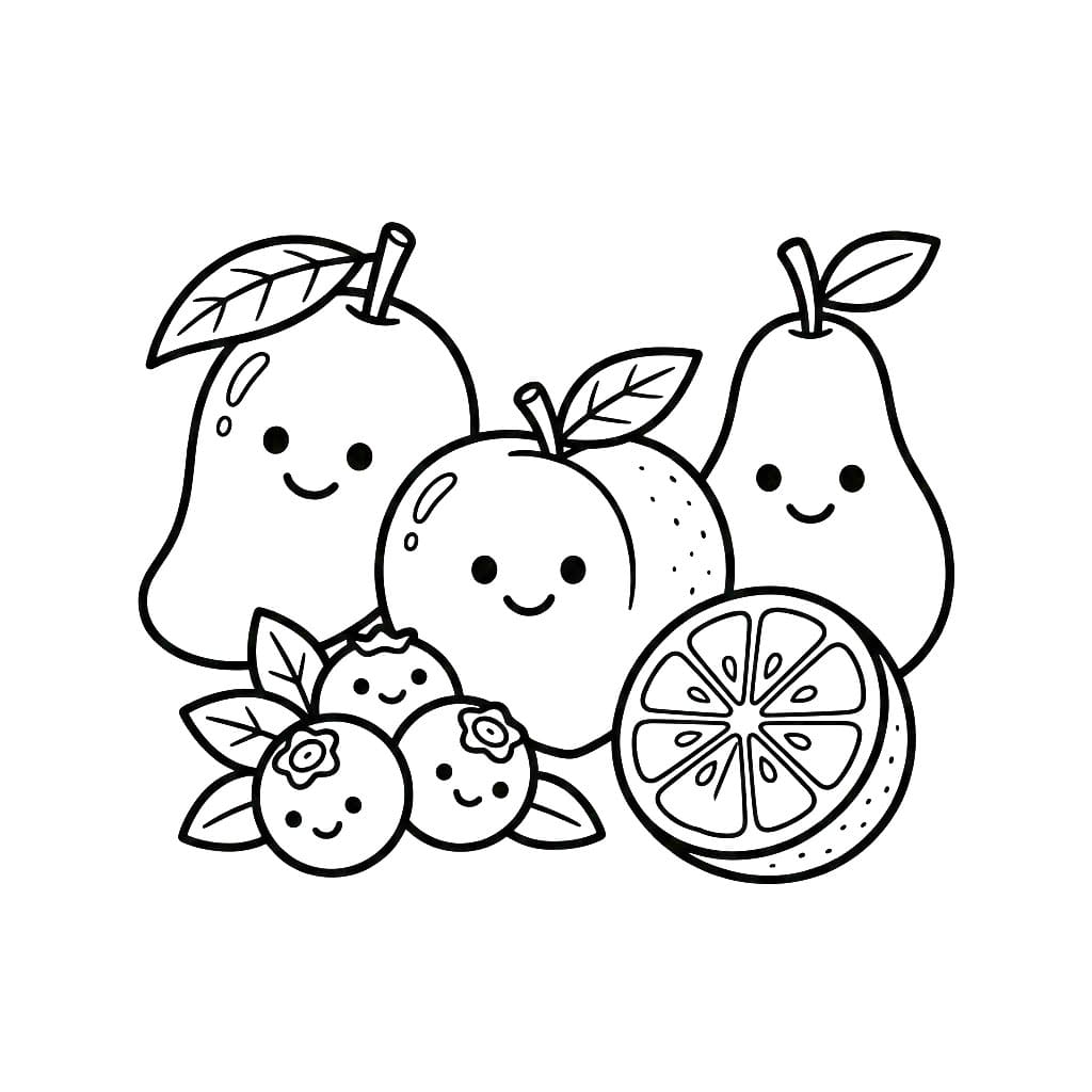 ระบายสี แพร์น่ารัก