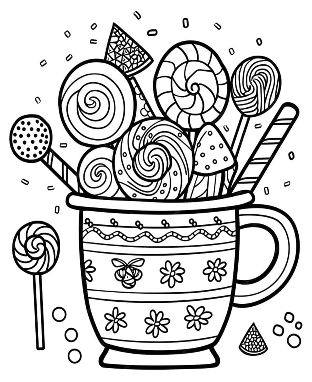 ระบายสี ภาพลูกอมฟรี