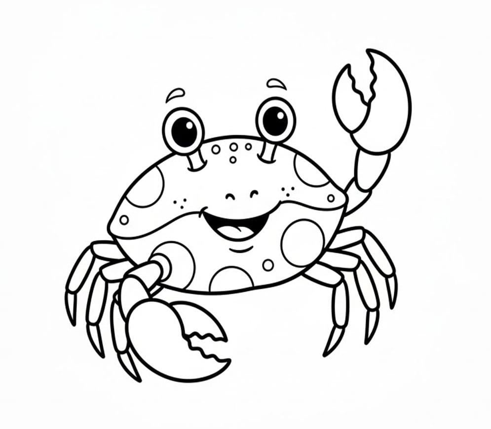 ระบายสี ปูก้ามแกร่ง