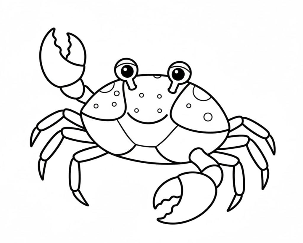 ระบายสี ปูก้ามโต