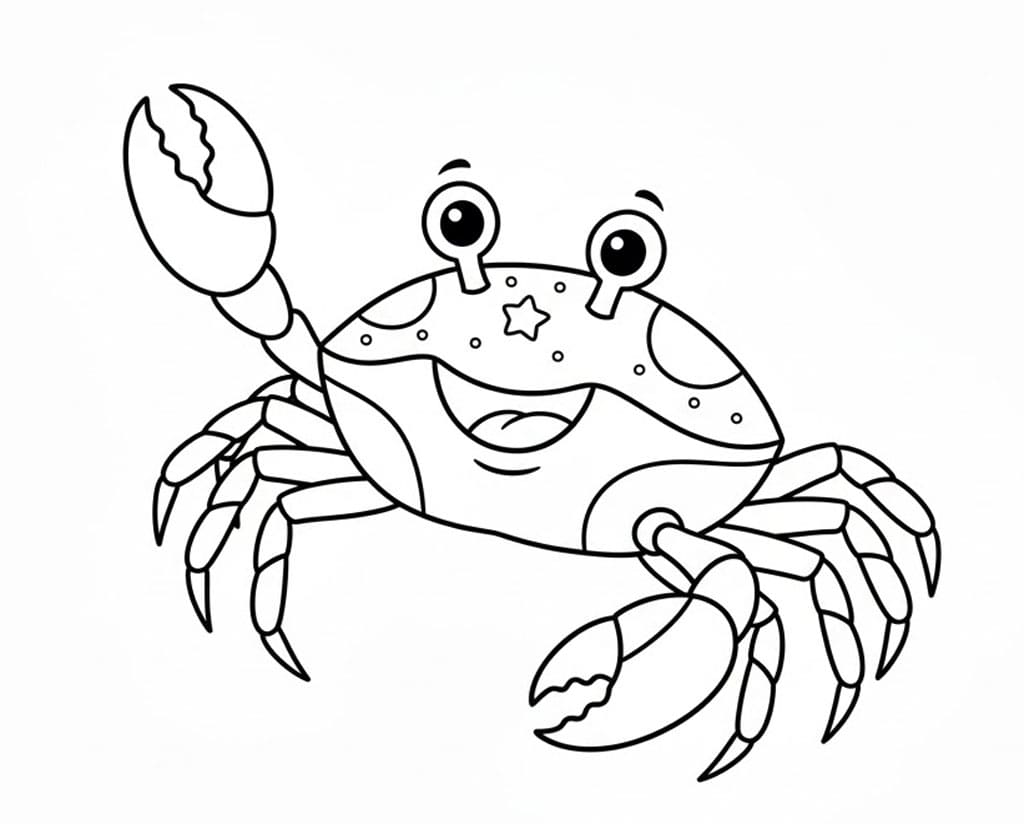 ระบายสี ปูขี้เล่น