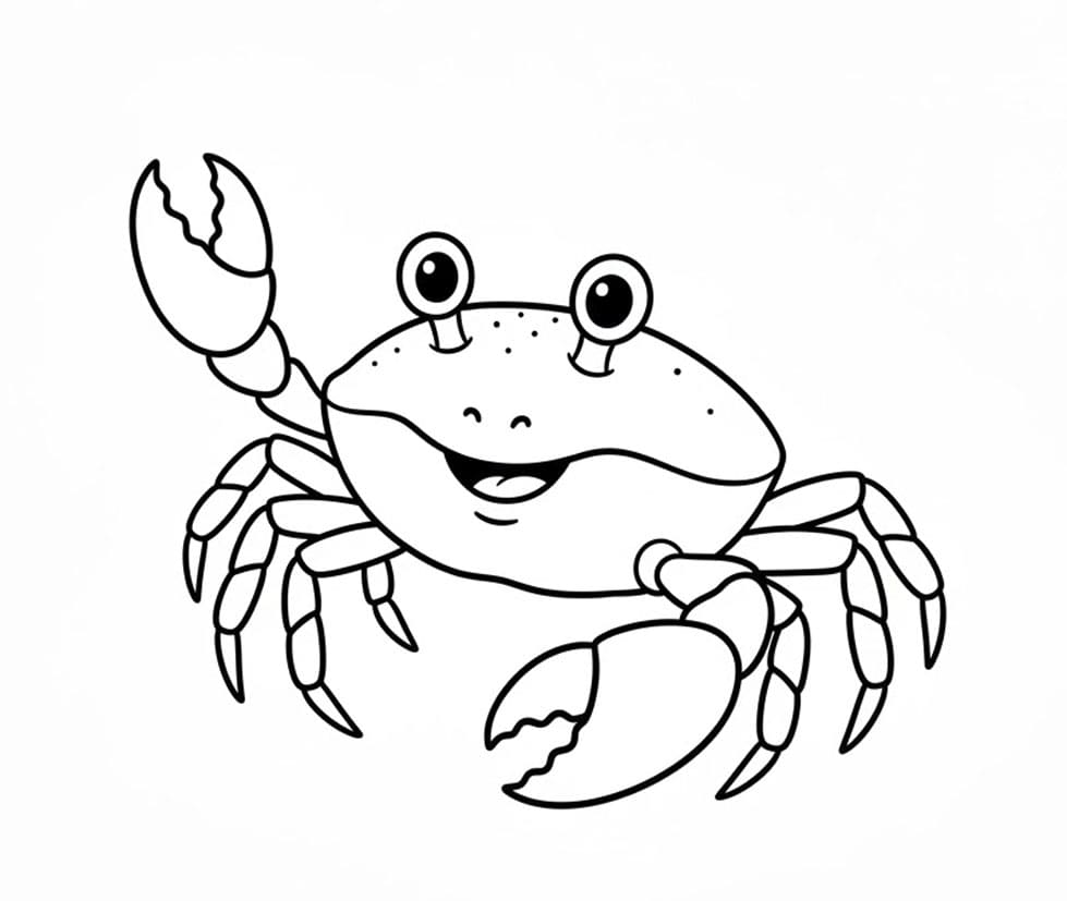 ระบายสี ปูน่ารัก