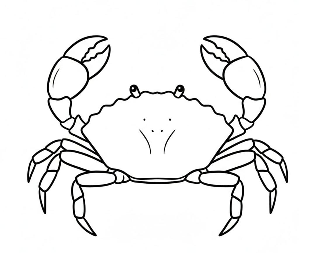 ระบายสี ปูทะเลตัวน้อย