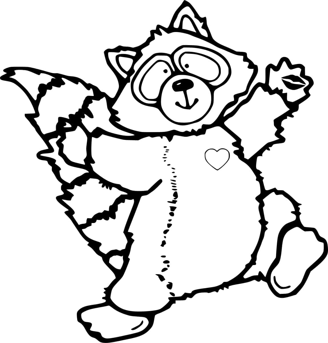 ระบายสี แรคคูนบ้า