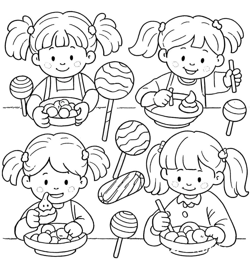 ระบายสี สาวน่ารักที่รัก