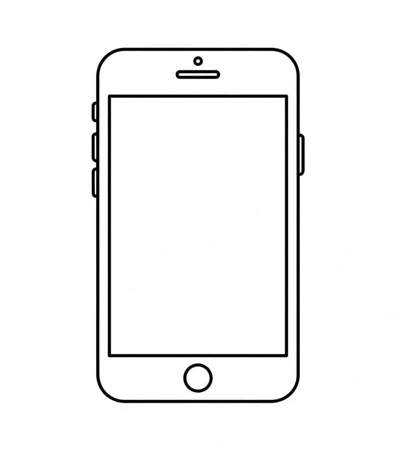 ระบายสี สมาร์ทโฟนปุ่มโฮม