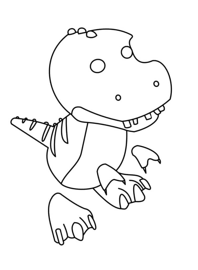 ระบายสี ทีเร็กซ์รับเลี้ยงฉัน