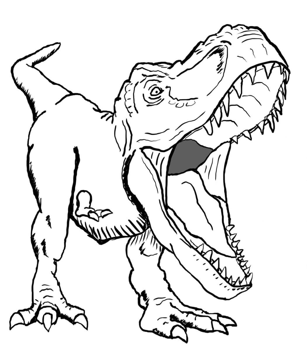 ระบายสี ทีเร็กซ์ ซิมเปิล