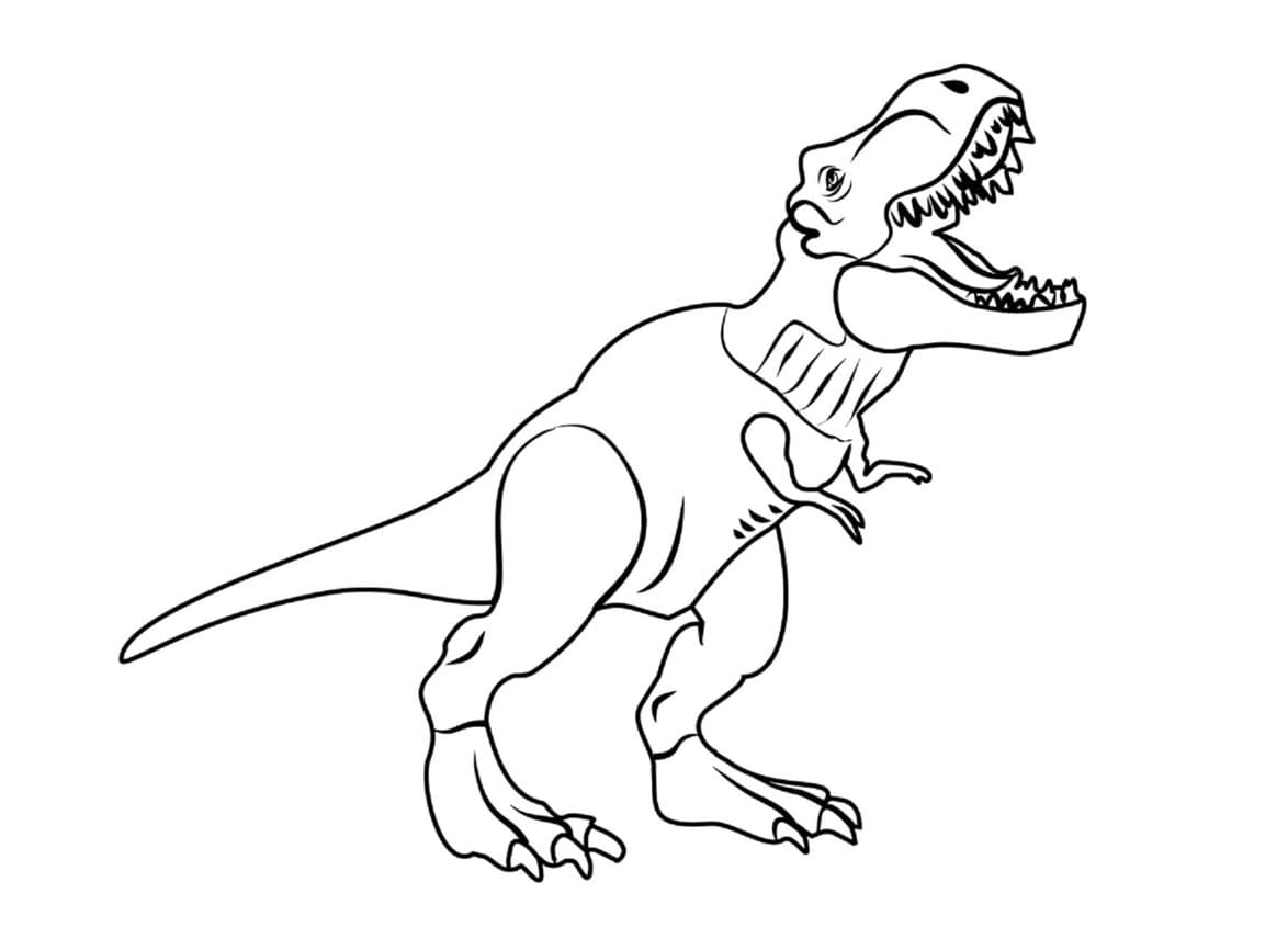 ระบายสี ทีเร็กซ์สุดเจ๋ง