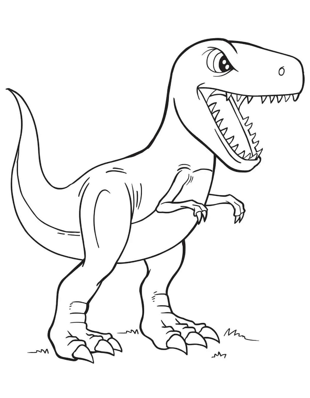 ระบายสี ทีเร็กซ์สุดฮา