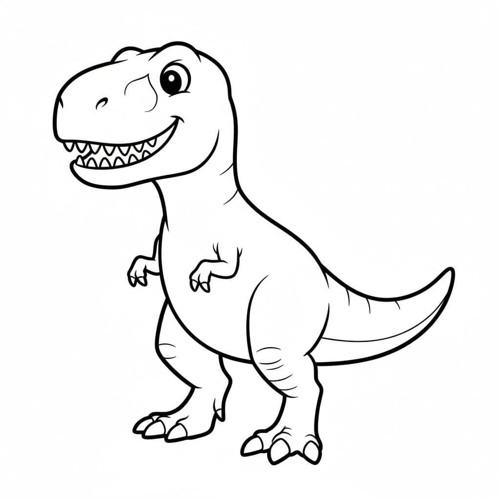 ระบายสี ทีเร็กซ์ตัวจิ๋ว