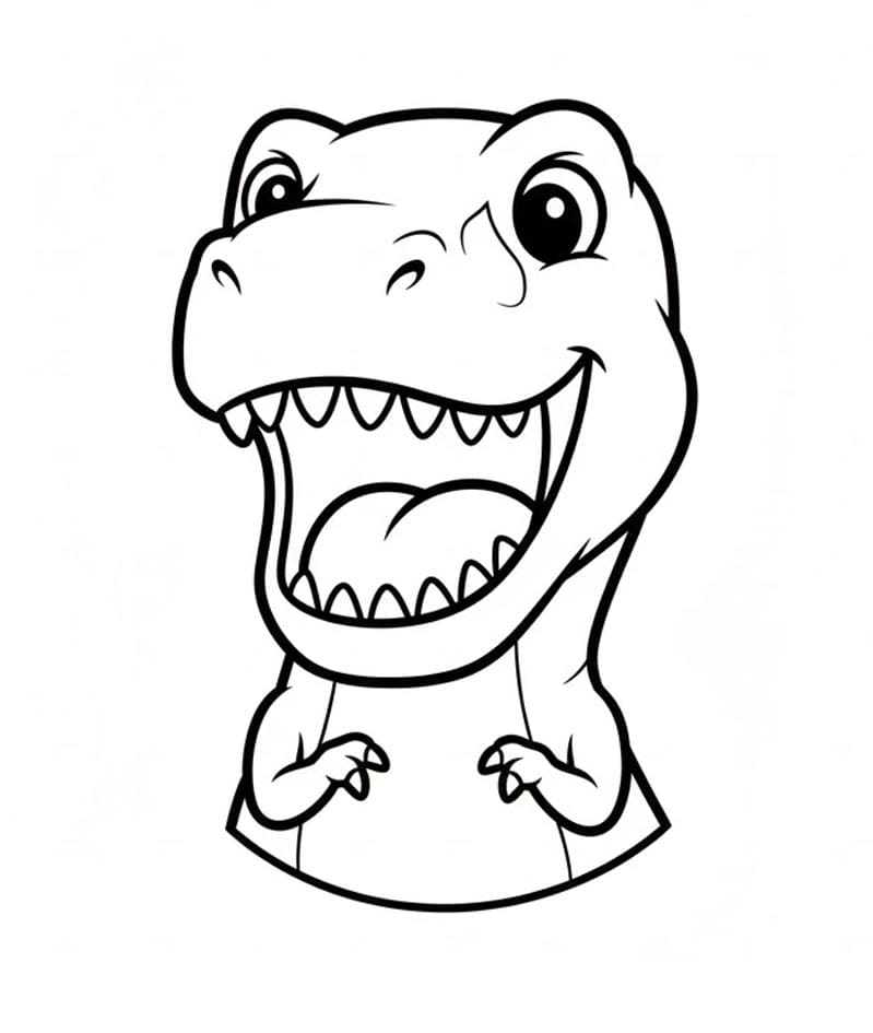 ระบายสี ทีเร็กซ์