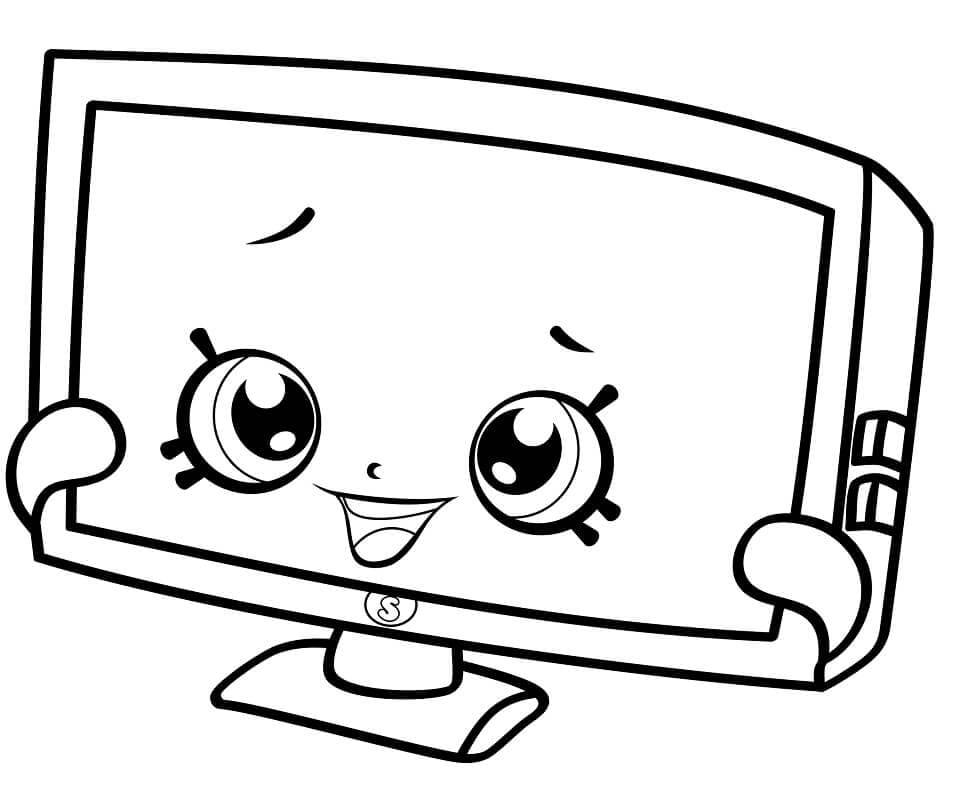 ระบายสี ทีวีที่น่ารัก