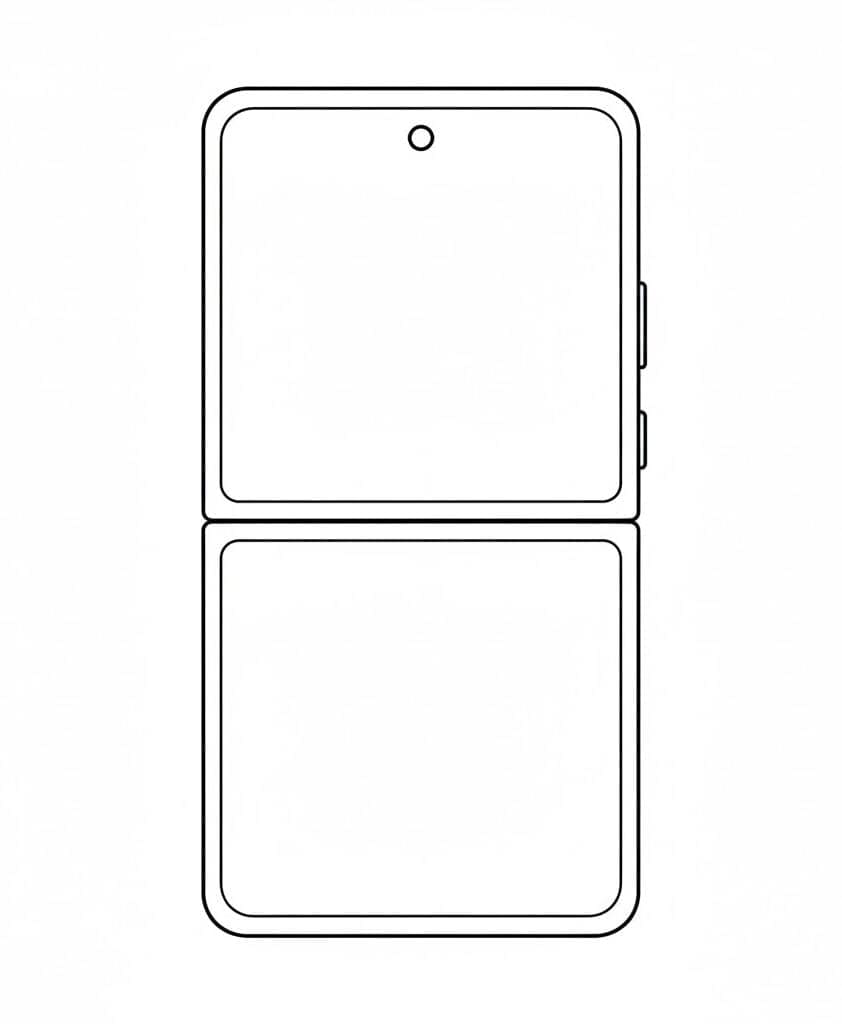 ระบายสี โทรศัพท์ฝาพับ
