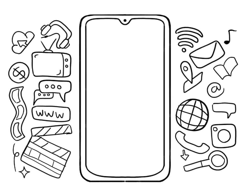 ระบายสี ไอโฟนรุ่นพื้นฐาน