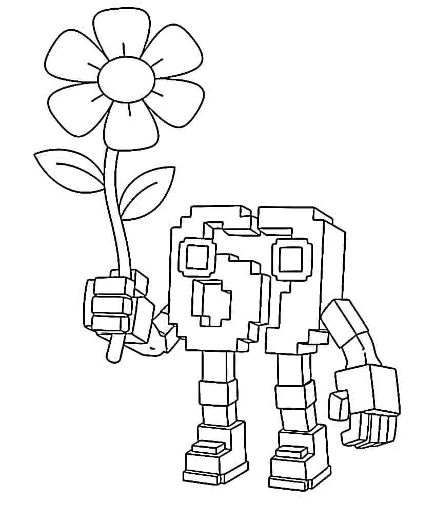 ระบายสี 67 โรคสมองเสื่อมกับดอกไม้