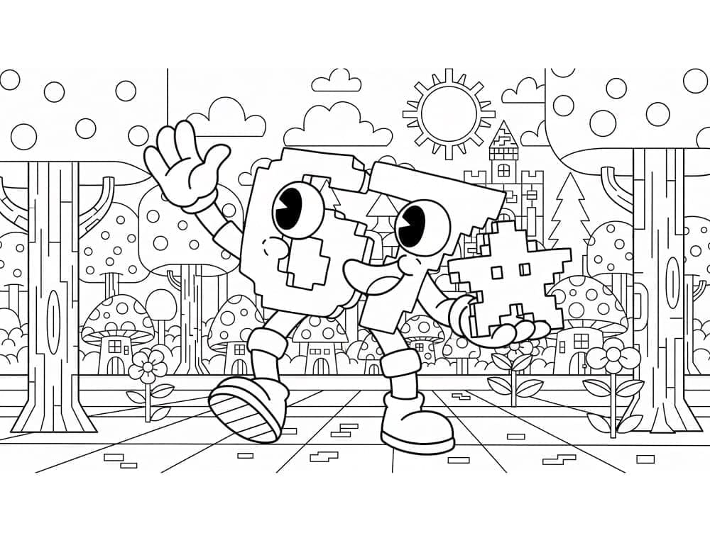 ระบายสี 67 ตัวละครสมองเสื่อม