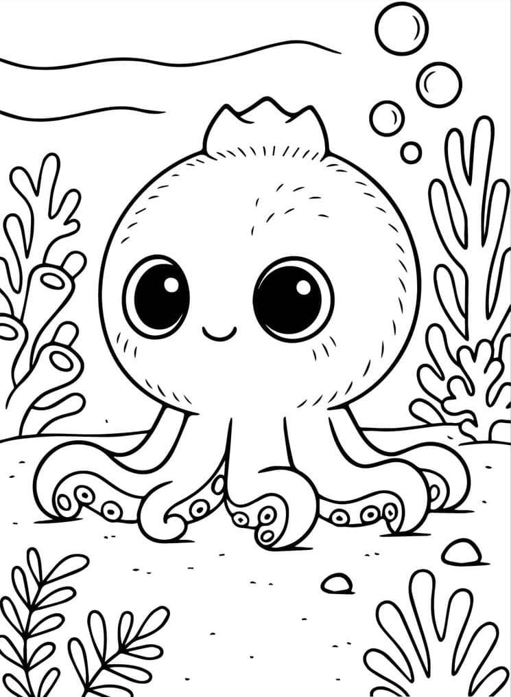 ระบายสี บลูเบอร์รินนี่ อ็อกโทพุสซินี่