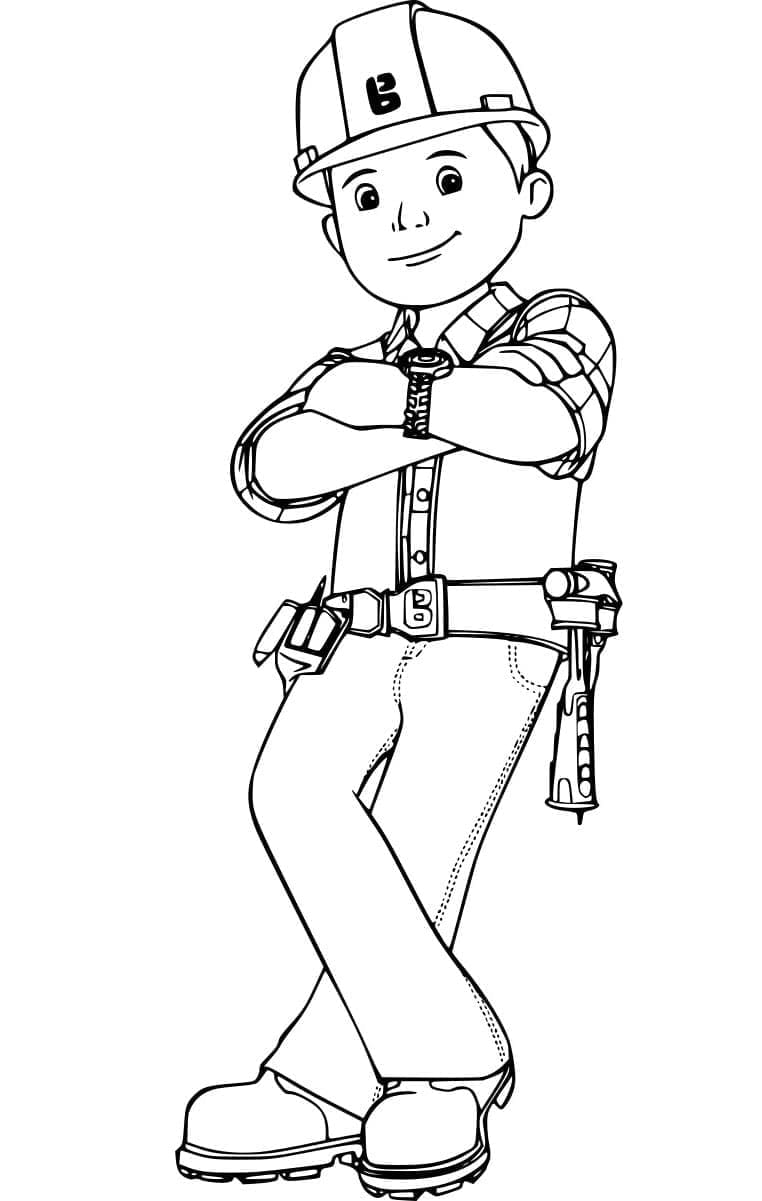 ระบายสี บ็อบ เดอะ บิลเดอร์ 3 มิติ