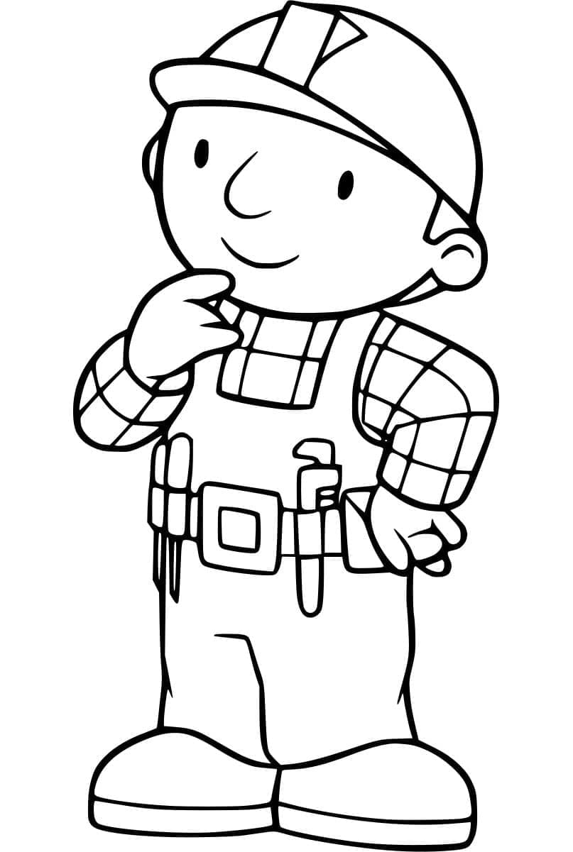 ระบายสี บ็อบกำลังคิดอะไรบางอย่างอยู่