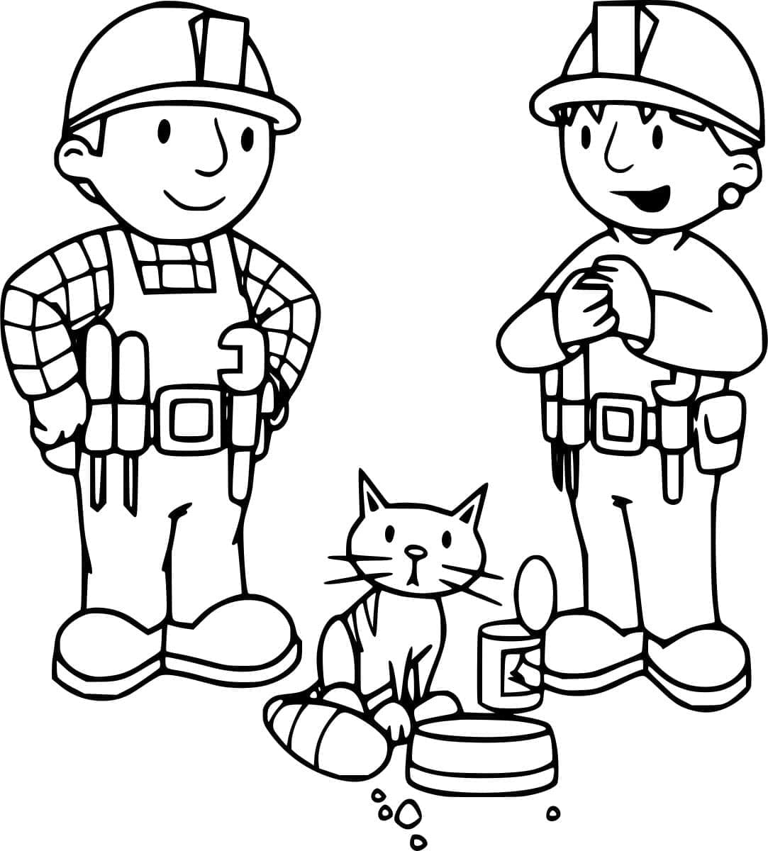 ระบายสี บ็อบและเพื่อนของเขา พิลชาร์ด