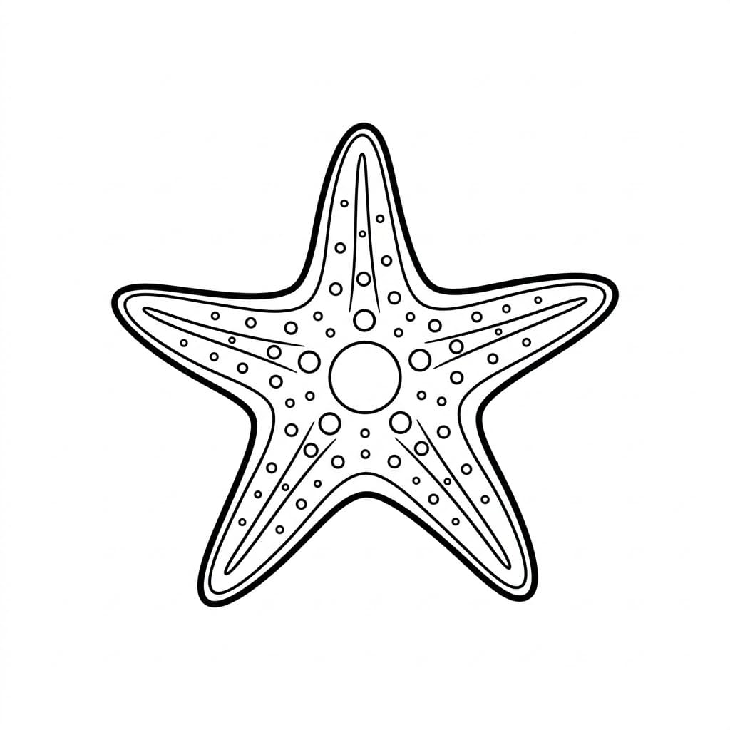 ระบายสี ดาวทะเลคลาสสิก