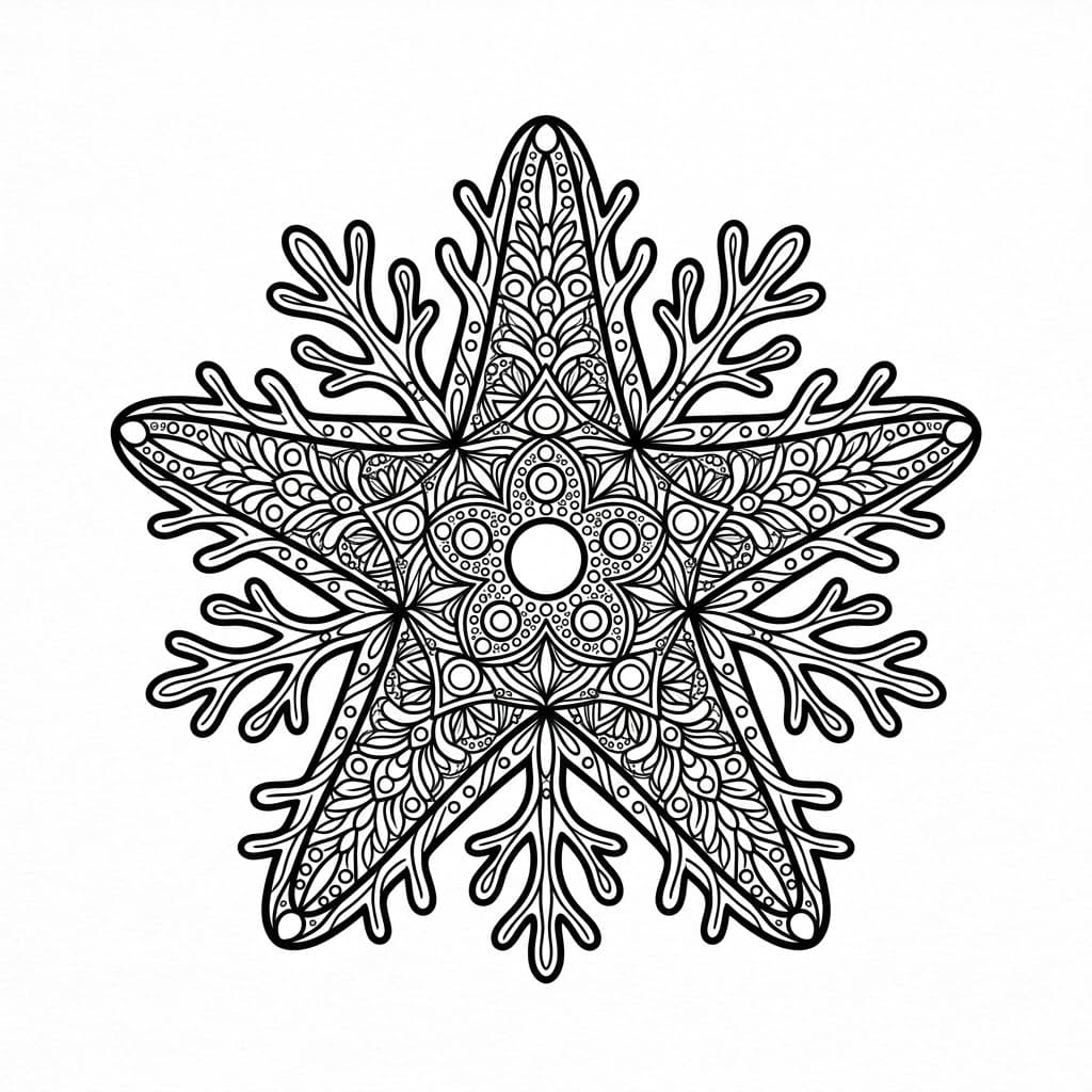 ระบายสี ดาวทะเลลวดลายศิลป์