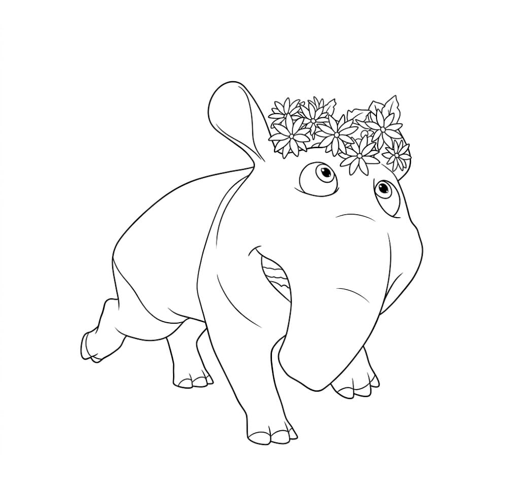 ระบายสี หมูน้อยน่ารัก