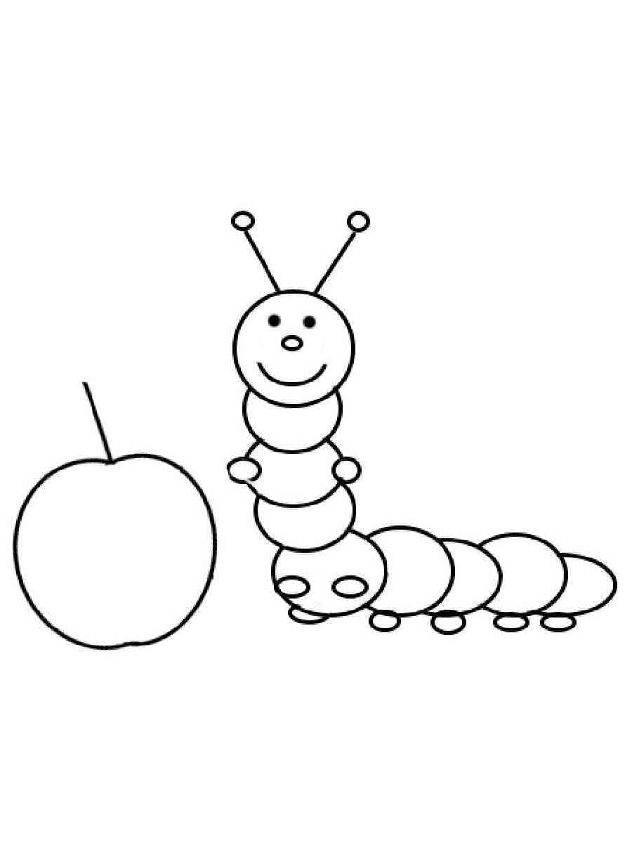 ระบายสี หนอนผีเสื้อกับเชอร์รี่