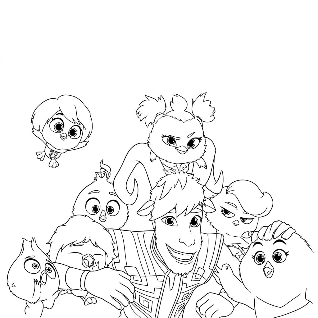 ระบายสี แก๊งลูกเจี๊ยบจอมซน