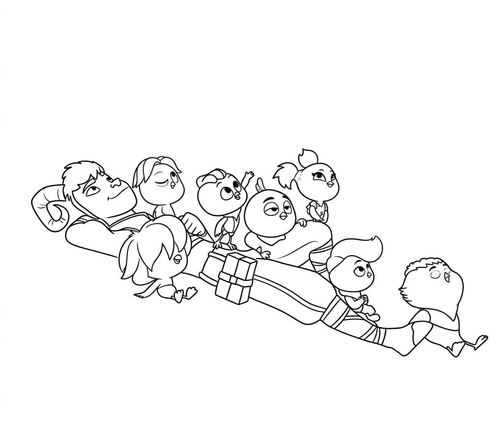 ระบายสี แก๊งลูกเจี๊ยบผจญภัย