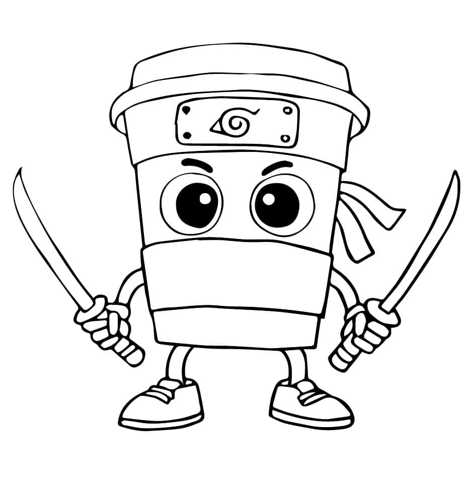 ระบายสี กาแฟคาปูชิโน่สุดเด็ด