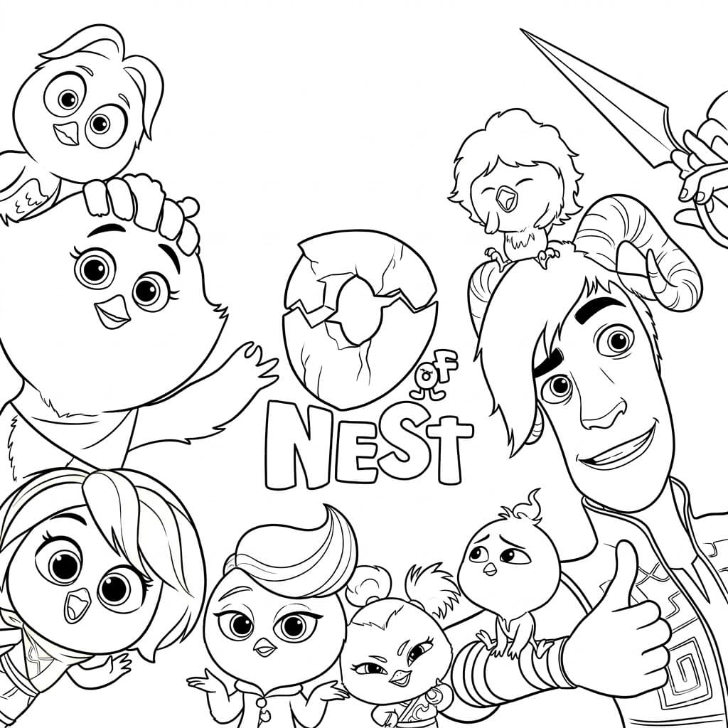 ระบายสี องครักษ์พิทักษ์เจี๊ยบ