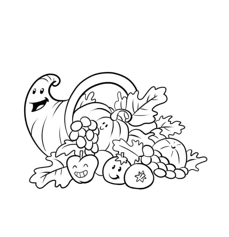 ระบายสี แครอทฟูๆ คล้ายหมวกฝน ผัก