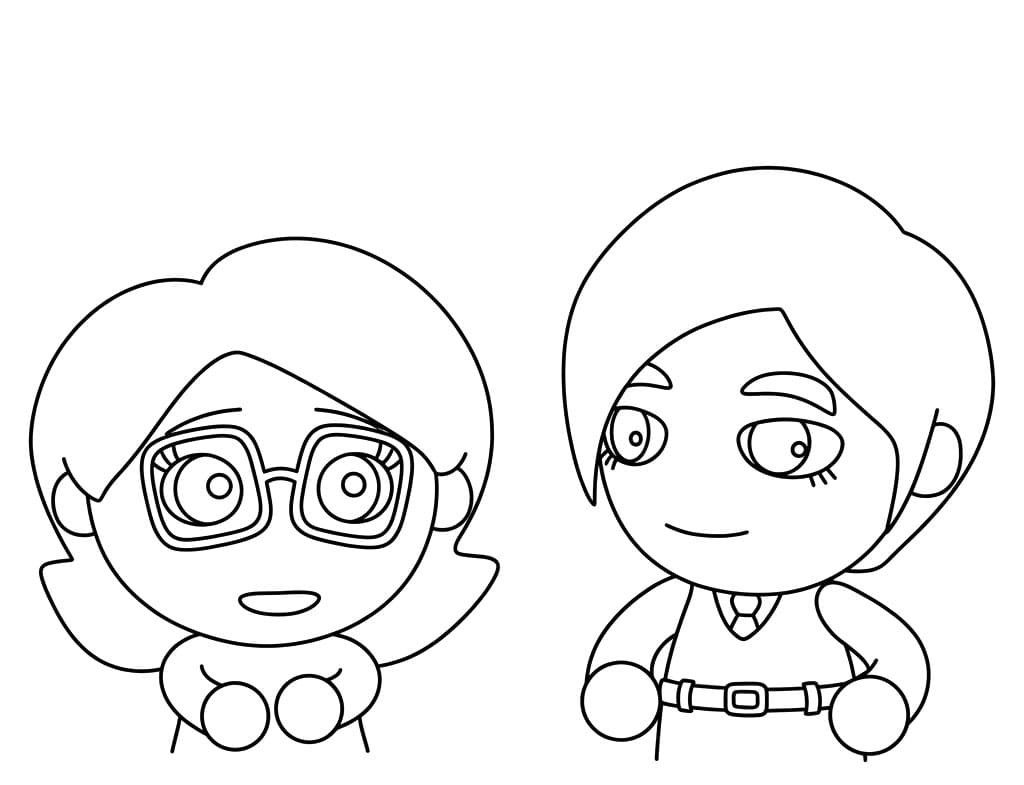 ระบายสี ครอบครัวแองจี้ส์