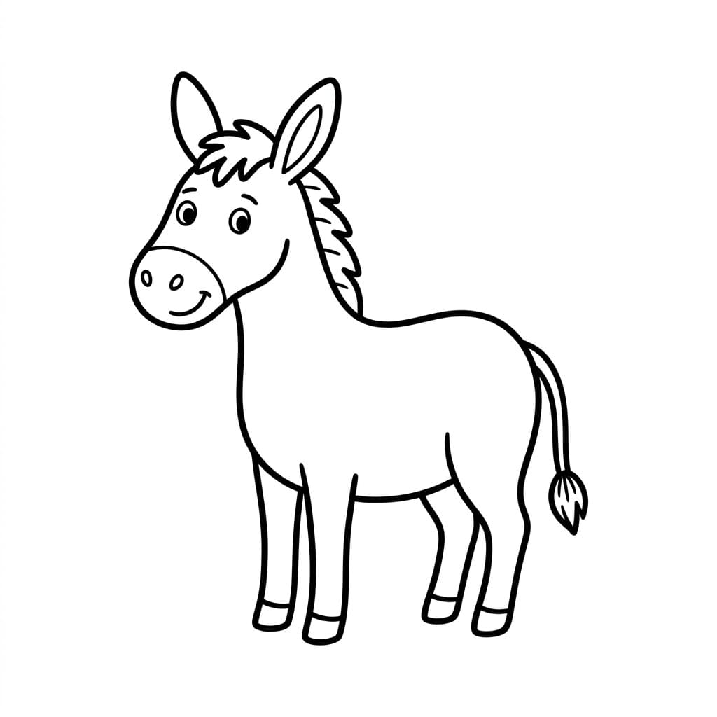 ระบายสี ลาน่ารักยืน