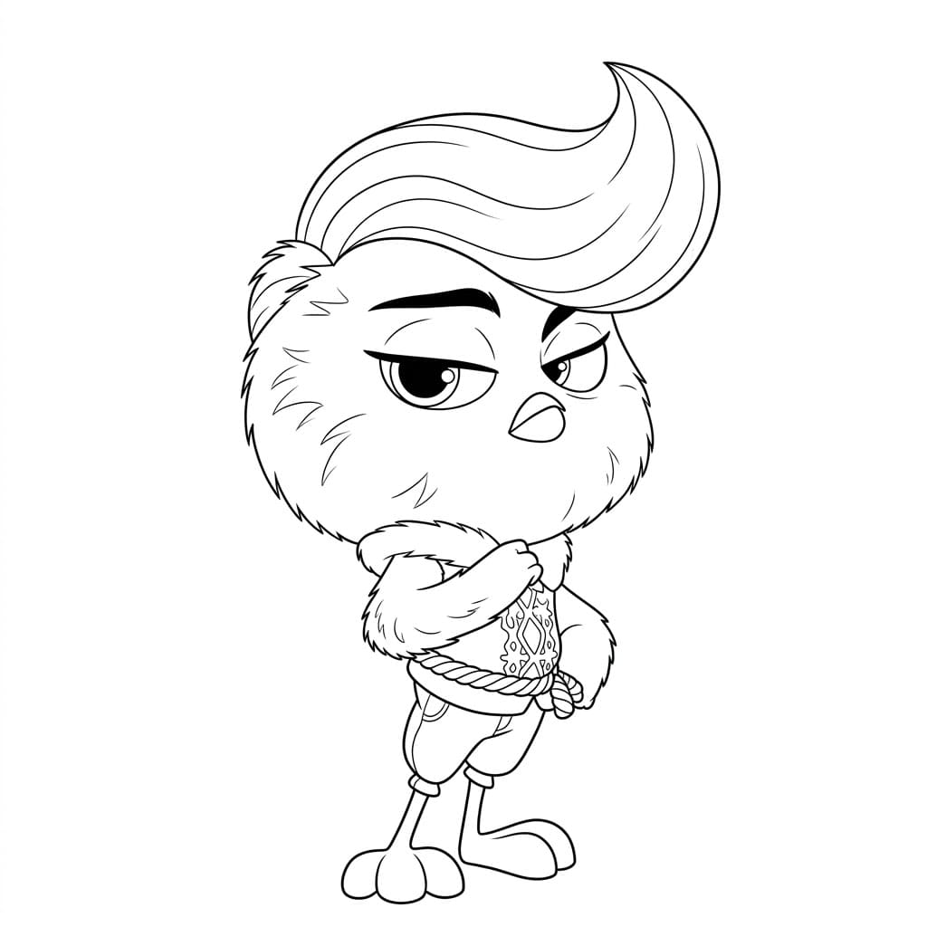 ระบายสี ลูกเจี๊ยบจอมมั่น