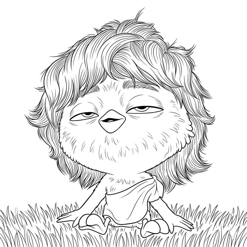 ระบายสี ลูกเจี๊ยบฝันกลางทุ่ง