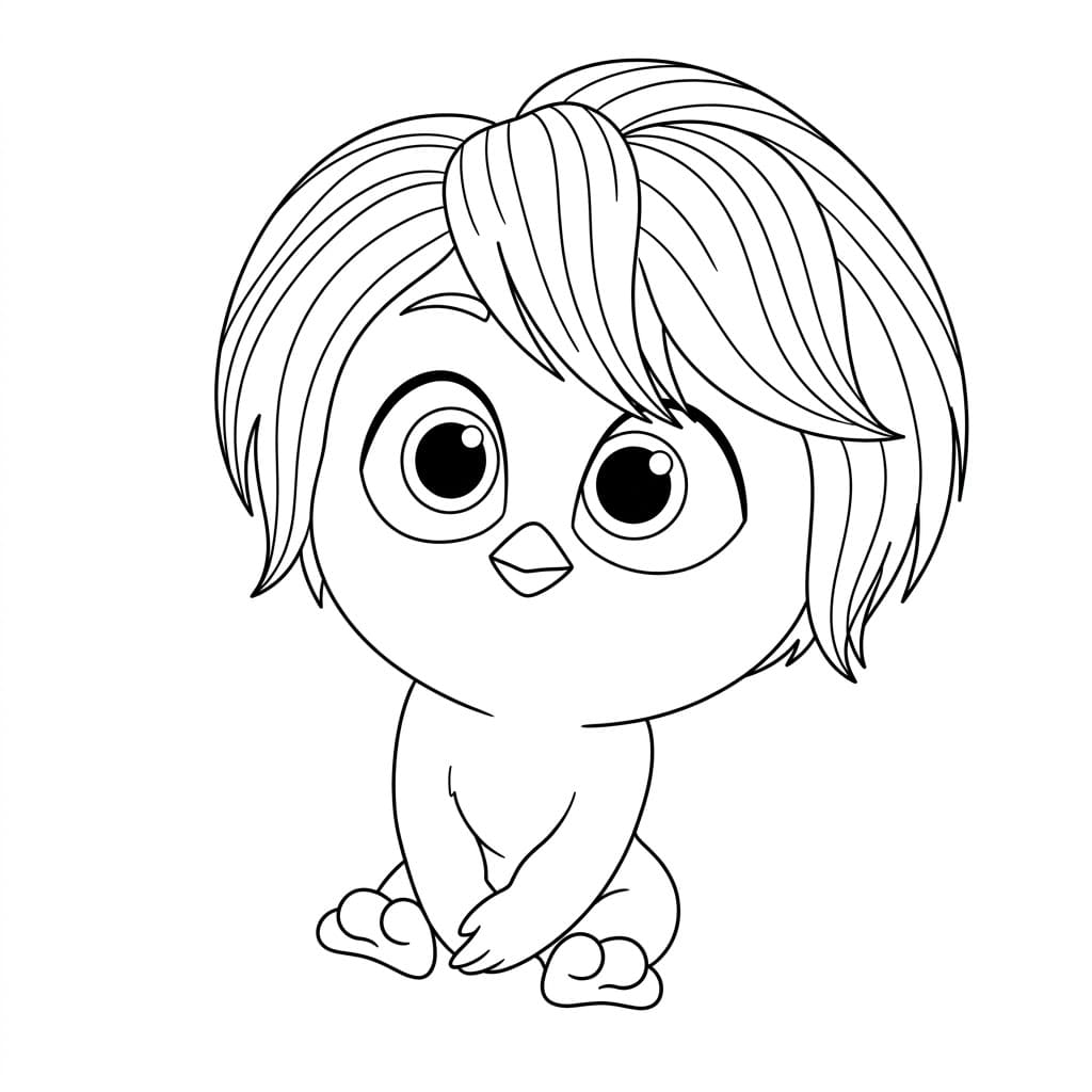 ระบายสี ลูกเจี๊ยบตาโต