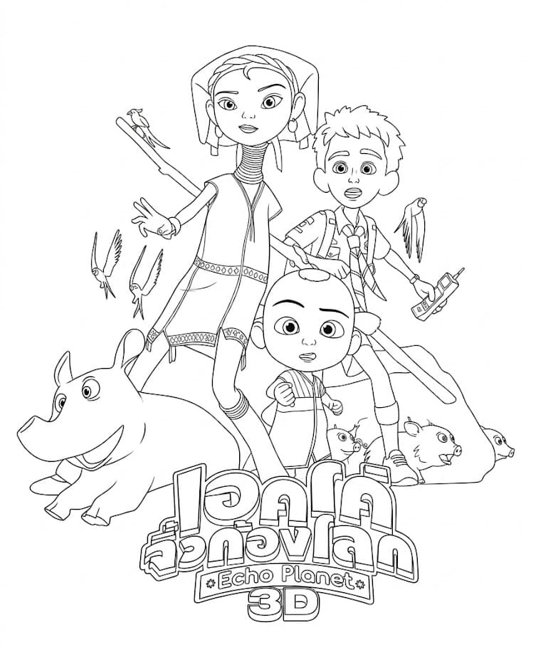 ระบายสี มิตรภาพของเด็กๆ