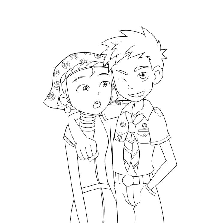 ระบายสี มิตรภาพอบอุ่น